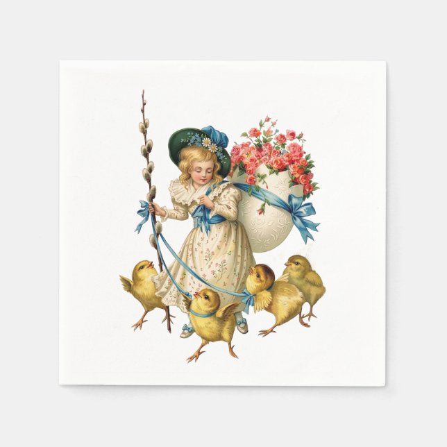 Easter Splendor: Victorian Napkins (Front)