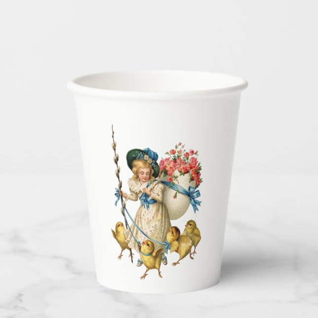Easter Splendor: Victorian Paper Cups (Front)