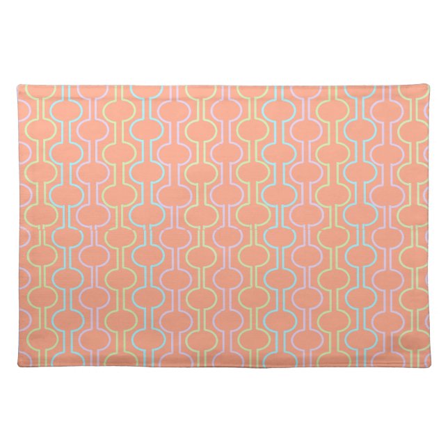 Easter Split Circles Cloth Placemat (Front)