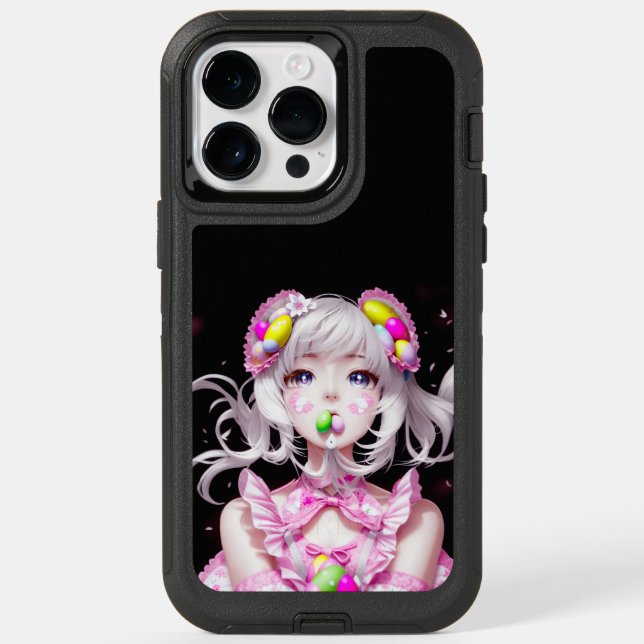 Easter/spring Anime girl   Otterbox iPhone Case (Back)