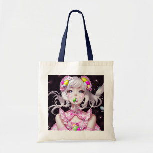 Easter/spring Anime girl Tote Bag