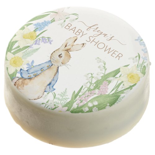 Easter Spring Blooms Peter the Rabbit Baby Shower Chocolate Covered Oreo