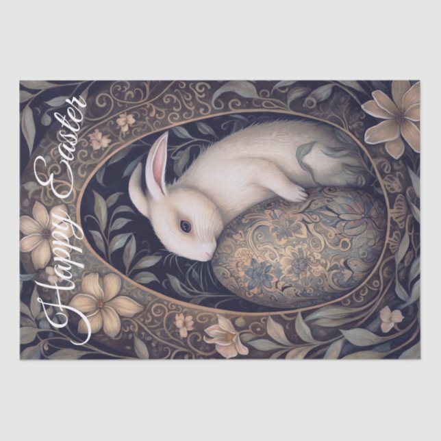 Easter Spring Bunny Tissue Paper (Front)