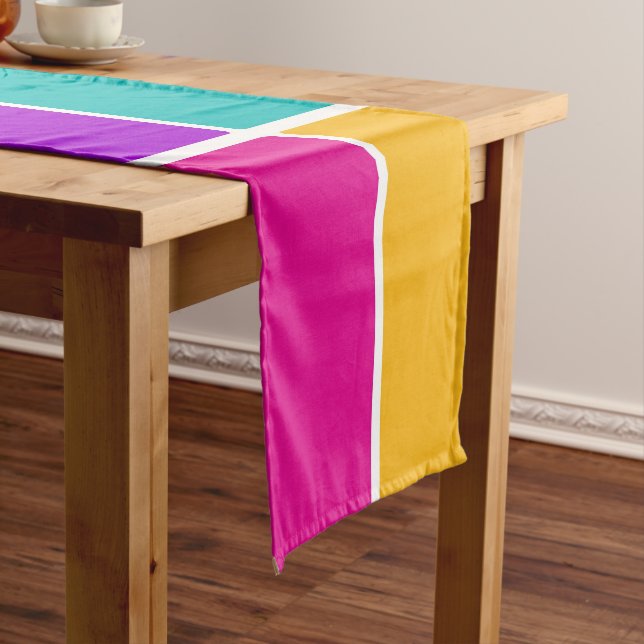 Easter Spring Colors Collage  Short Table Runner (In Situ)