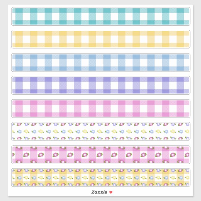 Easter Spring Flowers Plaids