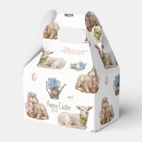 Easter Spring Lamb Favor Box