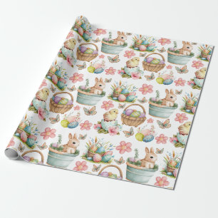 Easter Springtime Wrapping Paper