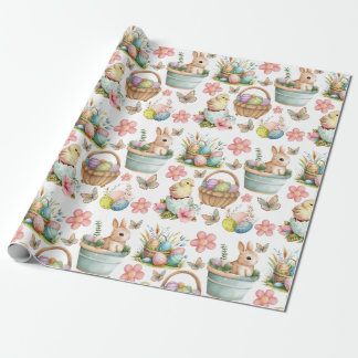 Easter Springtime  Wrapping Paper