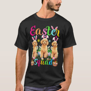 Easter Squad Bunny Ear Toy Poodle Dog Happy Easter T-Shirt