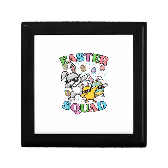 Easter Squad Bunny Egg Chick Dab Crew Matching Men Gift Box (Front)