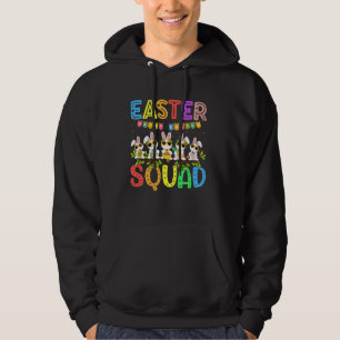 Easter Squad Bunny Rabbit Happy Easter Day Party M Hoodie