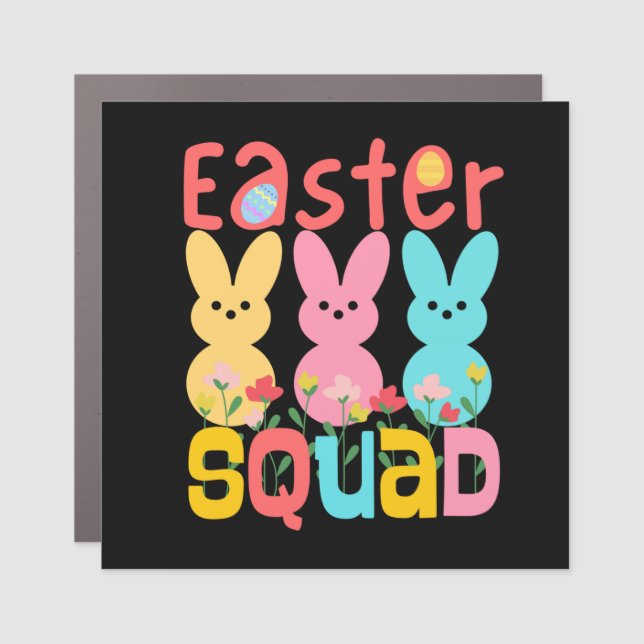 Easter Squad  Car Magnet (Front)