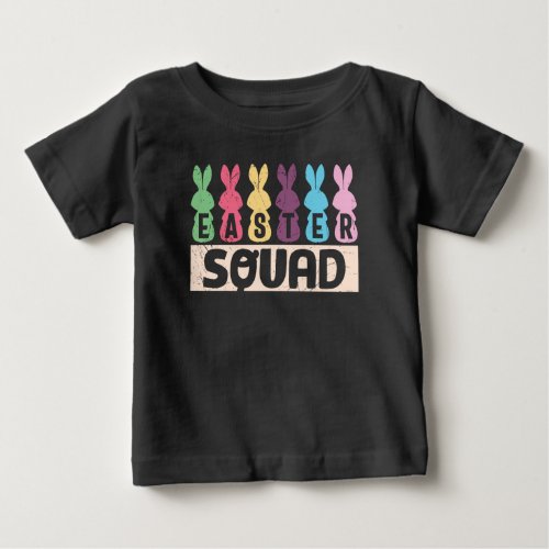Easter Squad Cute Easter Day Bunnies  Baby T_Shirt