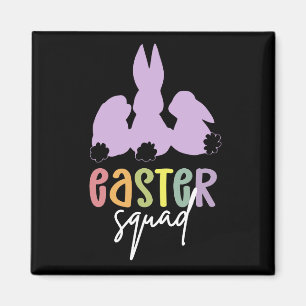 Easter Squad Easter Egg Hunt Cute Bunny Magnet