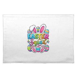 Easter Squad Family Matching Couple Easter Men Wom Cloth Placemat