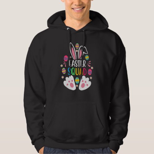 Easter Squad Family Matching Easter Day Bunny Egg  Hoodie