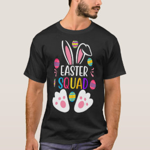 Easter Squad Family Matching Easter Day Bunny Egg  T-Shirt
