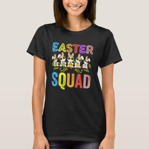 Easter Squad Family Matching Easter Day Bunny Egg T-Shirt
