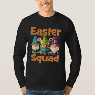 Easter Squad Family Matching Gnomes Bunny Egg Hunt T-Shirt