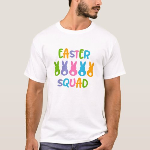 Easter Squad Funny Egg Hunting Family Matching T_Shirt