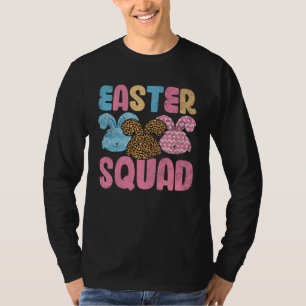 Easter Squad Leopard Bunny Easter Day For Womens G T-Shirt