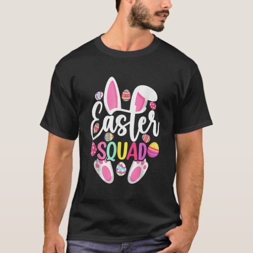 Easter Squad Shirt Happy Easter Day Bunny Egg Hunt