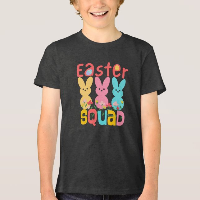 Easter Squad T-Shirt Tri-Blend Shirt (Front)