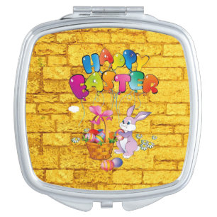 Easter Square Compact Mirror