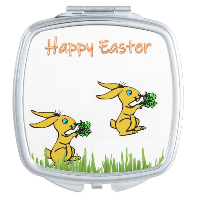 Easter Square Compact Mirror (Front)