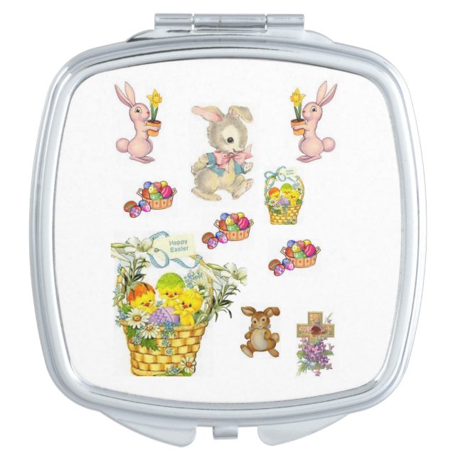 Easter Square Compact Mirror (Front)