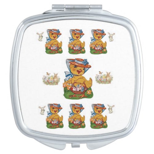 Easter Square Compact Mirror