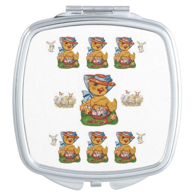 Easter Square Compact Mirror (Front)