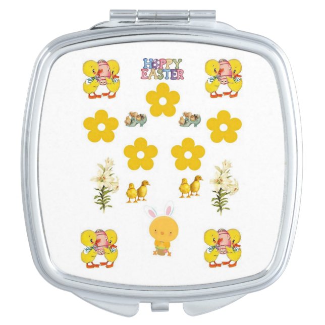 Easter Square Compact Mirror (Front)