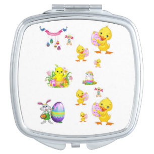 Easter Square Compact Mirror