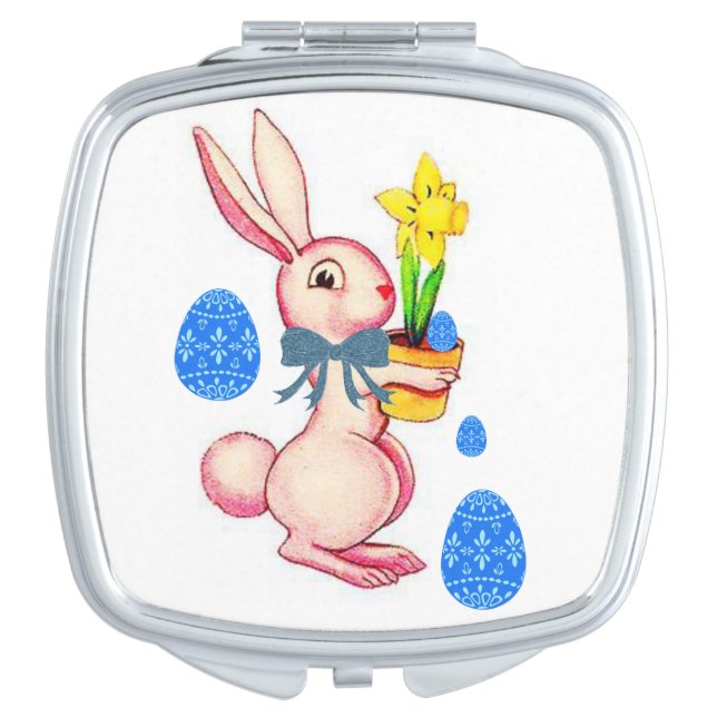 Easter Square Compact Mirror (Front)