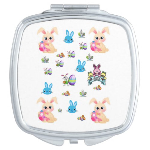 Easter Square Compact Mirror