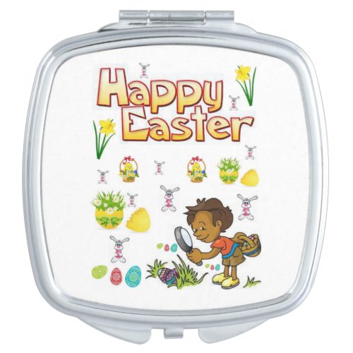 Easter Square Compact Mirror