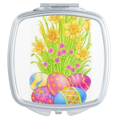 Easter Square Compact Mirror