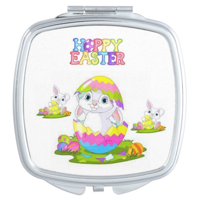 Easter Square Compact Mirror (Front)