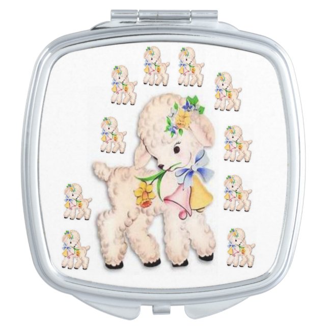 Easter Square Compact Mirror (Front)