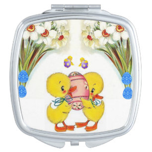 Easter Square Compact Mirror
