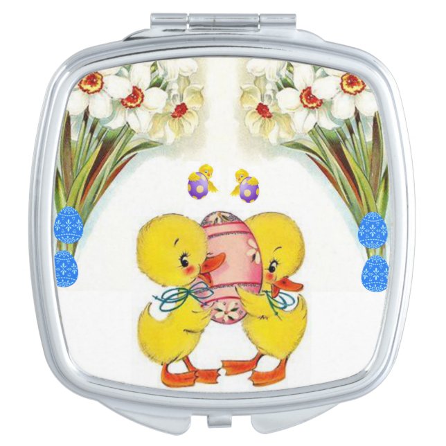Easter Square Compact Mirror (Front)