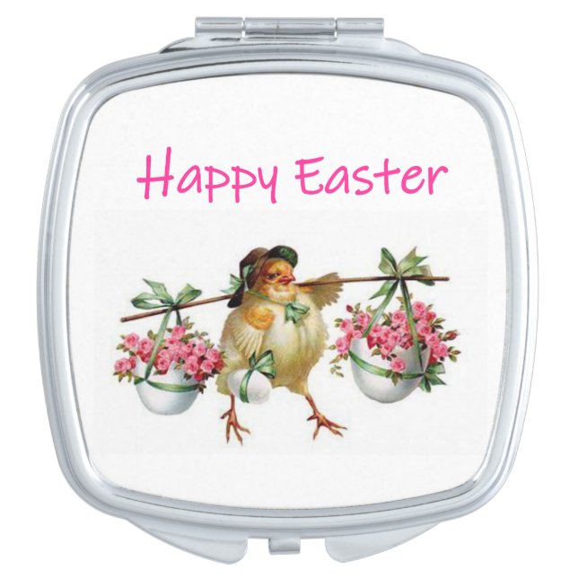 Easter Square Compact Mirror (Front)