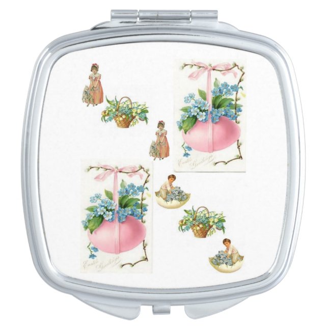 Easter Square Compact Mirror (Front)