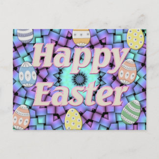 Easter Star Basket Holiday Postcard