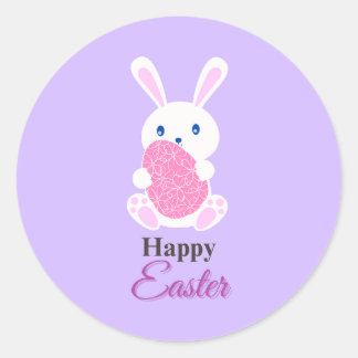 Easter Sticker, Egg Classic Round Sticker