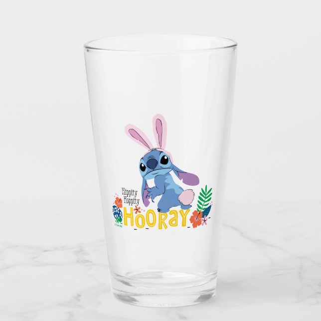 Easter Stitch | Hippity Hoppity Hooray Glass (Front)