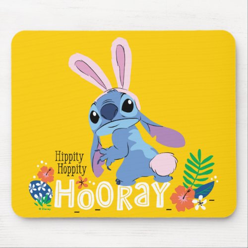 Easter Stitch  Hippity Hoppity Hooray Mouse Pad