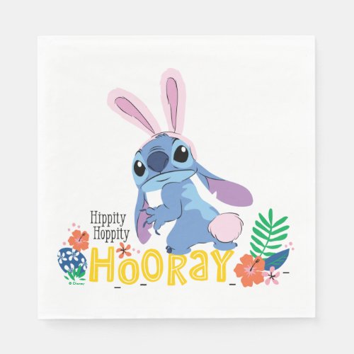 Easter Stitch  Hippity Hoppity Hooray Napkins