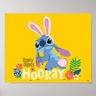 Easter Stitch   Hippity Hoppity Hooray Poster